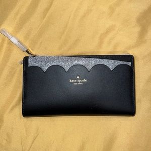 Kate Spade Black Wallet NEW